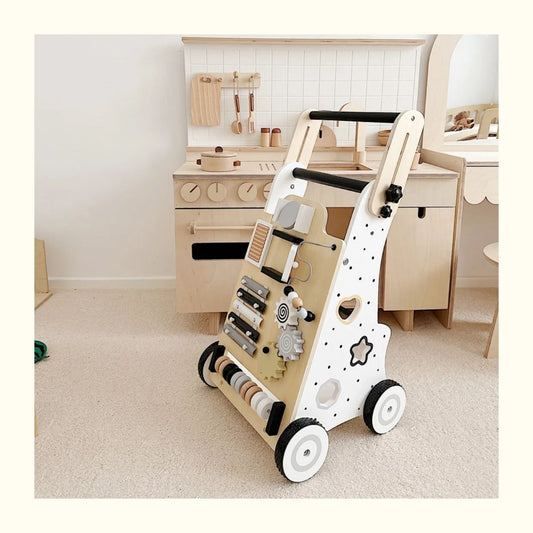 Wooden Baby Push and Pull Walker