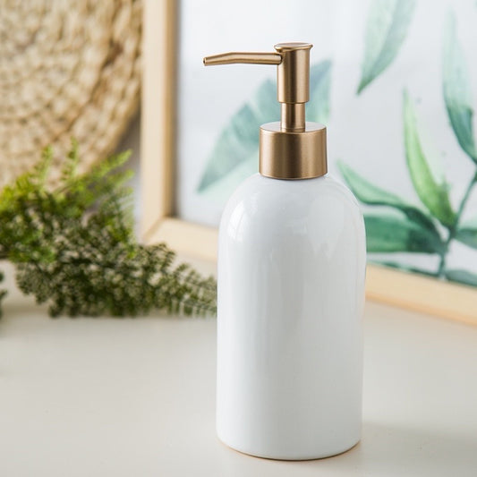 Ceramic Glossy Hand Soap Dispenser