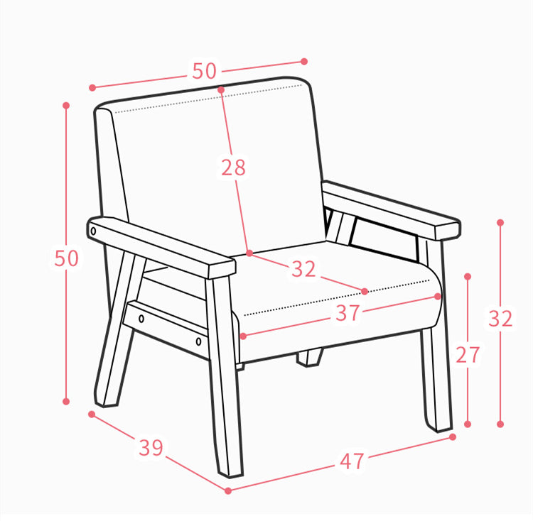 Kids Arms Chair in Gray