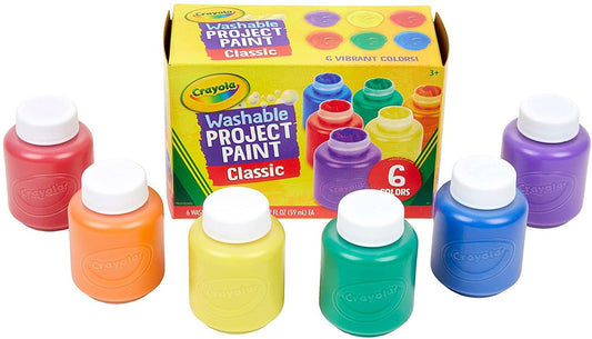 Crayola Washable Project Paint Classic 6pcs
