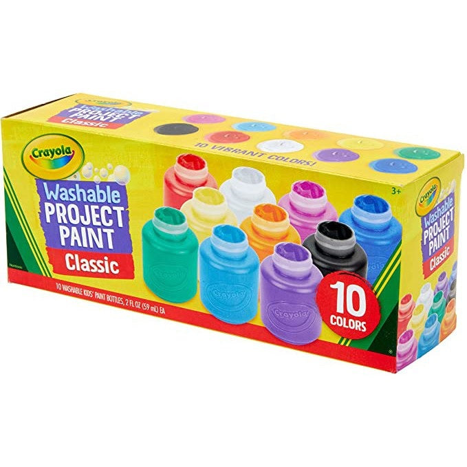 Crayola Wasshable Projec Paint Classic 10pcs