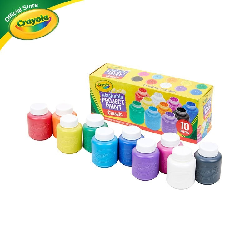 Crayola Wasshable Projec Paint Classic 10pcs