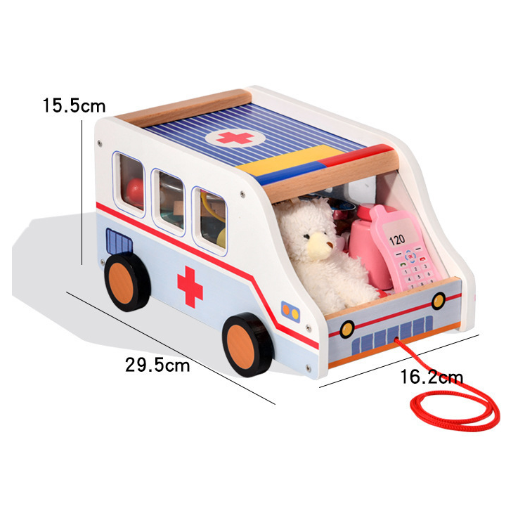 Wooden Ambulance Doctor's Set